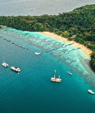 蜜月島香蕉海灘快艇一日遊