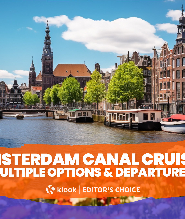 阿姆斯特丹運河遊船，多種選項及出發地點可選