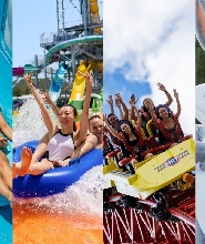 黃金海岸電影世界 & 黃金海岸狂野水上世界多日無限次入場門票