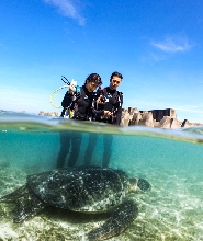 屏東: 小琉球居琉潛水-體驗潛水&限時贈送全新面鏡及修圖服務