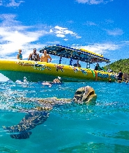 海洋漂流白天堂海灘浮潛一日遊