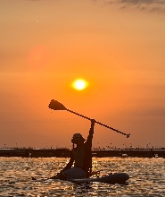 雲林｜三條崙海水浴場｜SUP立槳體驗