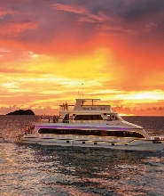 亞庇日落城市夜景晚餐遊船（含免費飲品）