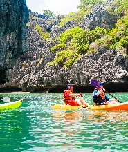 蘇美島＆周邊島嶼獨木舟＆浮潛體驗