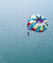 巴拉望科隆島水上拖曳傘體驗