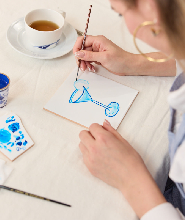 阿姆斯特丹傳統荷蘭藍瓷彩繪工作坊