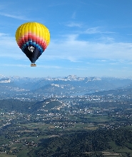 在安錫地區的熱氣球飛行