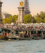 巴黎蒙馬特區導覽列車 & 塞納河遊船體驗