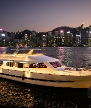 香港星光夜遊西式豪華遊艇暢遊維多利亞港 (含無限小食飲品＋維港攝影)