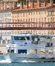 Les Bateaux Lyonnais Hermes II索恩河晚餐遊船巡航