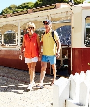 羅特尼斯島出發：奧利弗山火車及隧道2小時遊覽