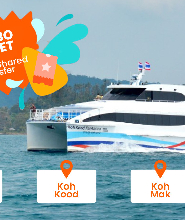 車船聯程套票：象島／閣骨島 - 柬埔寨（Boonsiri 提供）