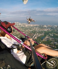 芭堤雅動力傘飛行體驗（TSA Thailand提供）