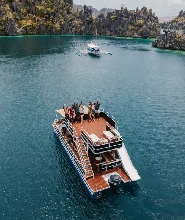 科隆雙層派對船跳島遊（含滑水道）