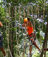 布吉泰山冒險公園飛索體驗