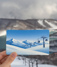 神樂滑雪場纜車票