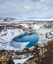 冰島黃金圈藍湖一日遊(火山口湖間歇泉 & 黃金瀑布)