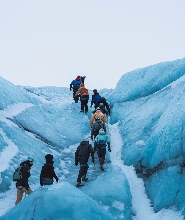 從雷克雅維克出發的南海岸、冰川徒步和北極光組合之旅