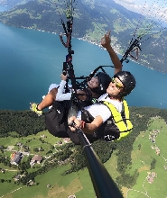 琉森滑翔傘雙人飛行體驗