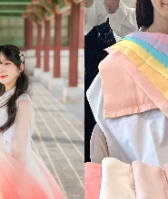 在林蔭道體驗韓服、個人色彩和體型分析及化妝