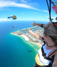 黃金海岸雙人跳傘體驗（沙灘落地）