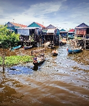 柬埔寨空邦魯浮村夕陽之旅