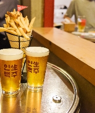 首爾熱情島土豆屋薯條 & 啤酒優惠套餐