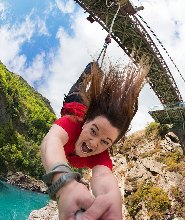 新西蘭皇后鎮卡瓦勞大橋高空彈跳&高空鞦韆/溜索體驗