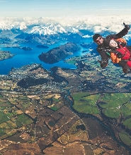 新西蘭瓦納卡高空跳傘（南阿爾卑斯山&湖泊）