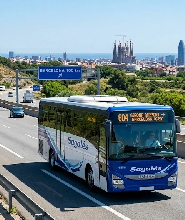 赫羅納 - 布拉瓦海岸機場 (Girona - Costa Brava Airport) 前往巴塞羅那 (Barcelona) 的 Sagales 巴士