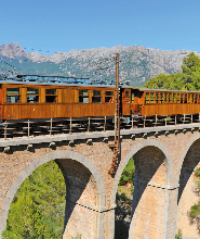 馬略卡島特拉蒙塔納山脈火車、電車和遊船觀光之旅