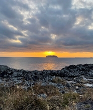 西歸浦天地淵瀑布夕陽＆偶來市場半日遊