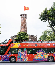河內雙層觀光巴士票（City Sightseeing 提供）