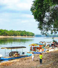 草坪鄉灕江精華遊碧巖閣-草坪單程竹筏票