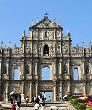 澳門大三巴+澳門大學+路環村安德魯蛋撻美食純玩20人團一日遊