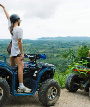 攀牙府考拉的 Manoot 竹筏漂流與 ATV 越野車探險