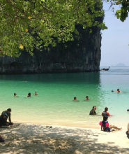 甲米：侏羅紀叢林皮划艇和帕南海灘之旅
