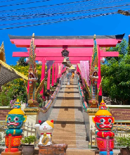 水牛村、天界小鎮、招財貓寺廟和市場（myProG