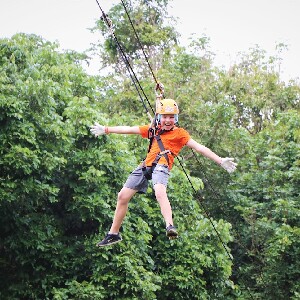 清邁鳳凰冒險樂園叢林飛索體驗