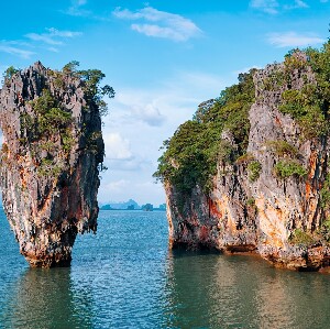 攀牙灣大型船隻海上獨木舟水上探險