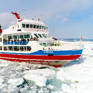 網走破冰船「極光號」流冰觀光