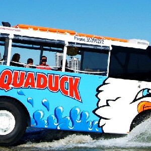 黃金海岸 Aquaduck 水陸兩棲觀光巴士城市遊覽及遊船體驗