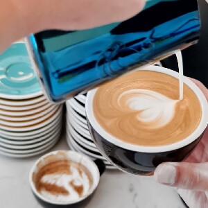 新加坡芽籠巴魯附近的咖啡拉花工作坊