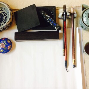 香港灣仔Ka Atelier水墨畫工作坊體驗