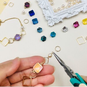 臺北｜一日飾品設計師｜DIY手作課程｜水晶珍珠飾品系列｜可宅配材料包