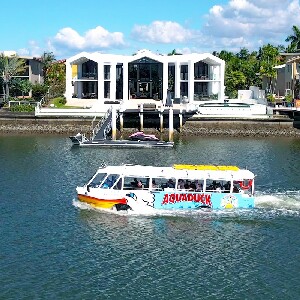 陽光海岸水陸兩棲鴨子船之旅