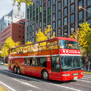 大阪雙層觀光敞篷巴士之旅