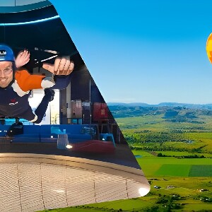 黃金海岸熱氣球 + 免費 iFLY 室內跳傘體驗