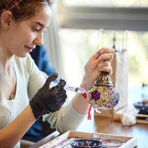 伊斯坦堡：馬賽克燈工作坊，含茶點與土耳其軟糖