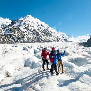 新西蘭庫克山塔斯曼冰川直升機飛行&徒步體驗
